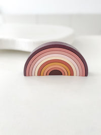 Wooden Rainbow Stacker