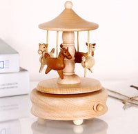 Horse Carousel Music Box - PRE ORDER SHIPS BEG JUNE