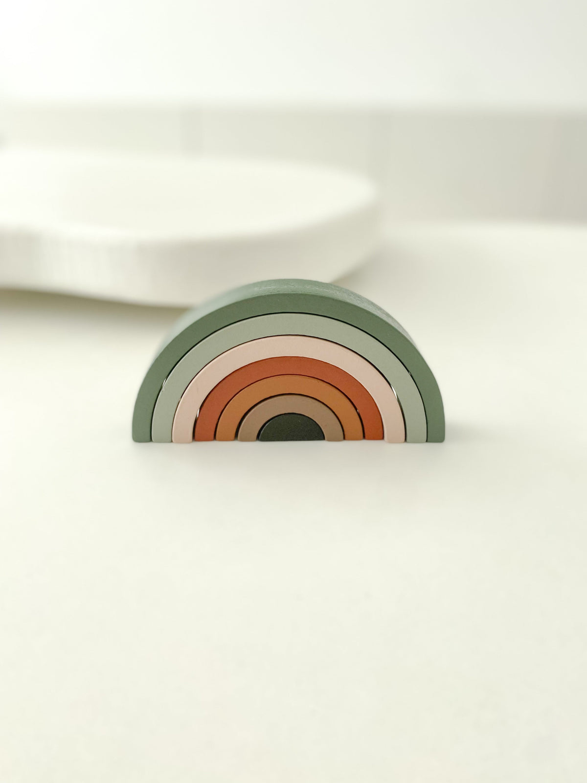 Wooden Rainbow Stacker
