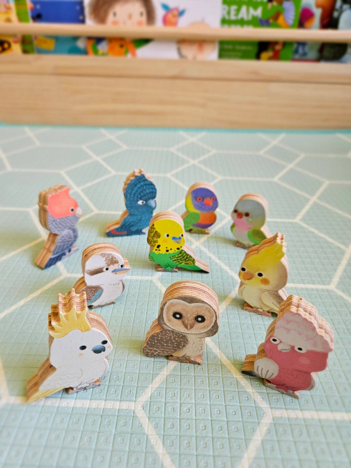 Australia birds set of 10