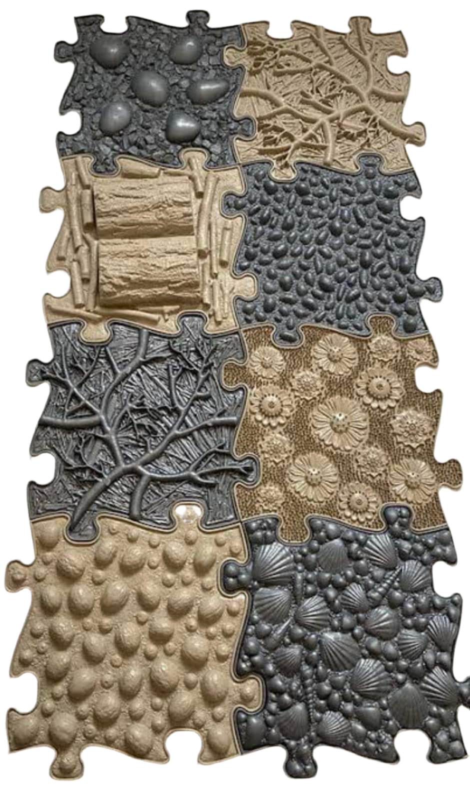 Muffik Natural Sensory Playmat Set