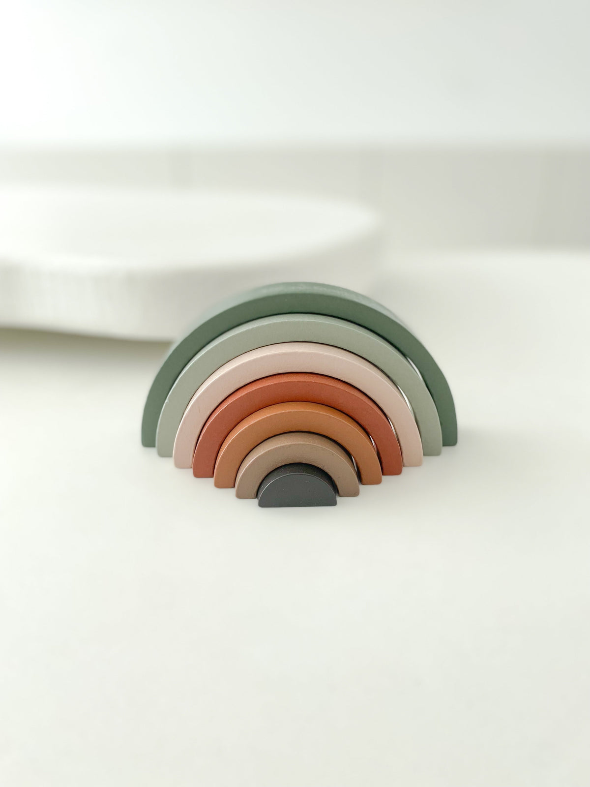 Wooden Rainbow Stacker