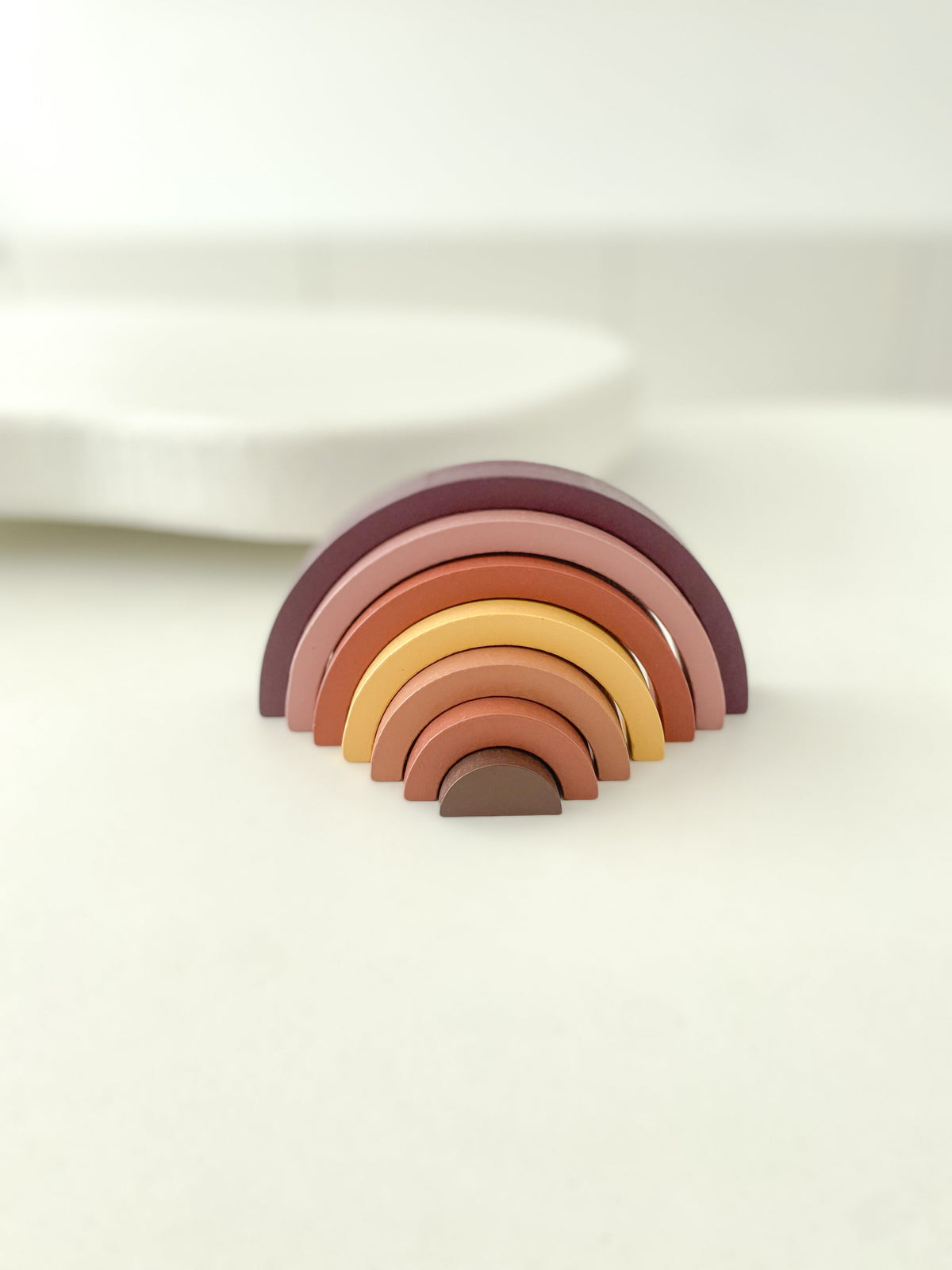 Wooden Rainbow Stacker