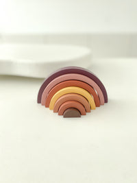 Wooden Rainbow Stacker