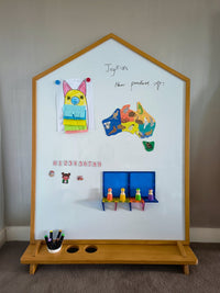 Magnetic whiteboard &amp; Lego Building Board