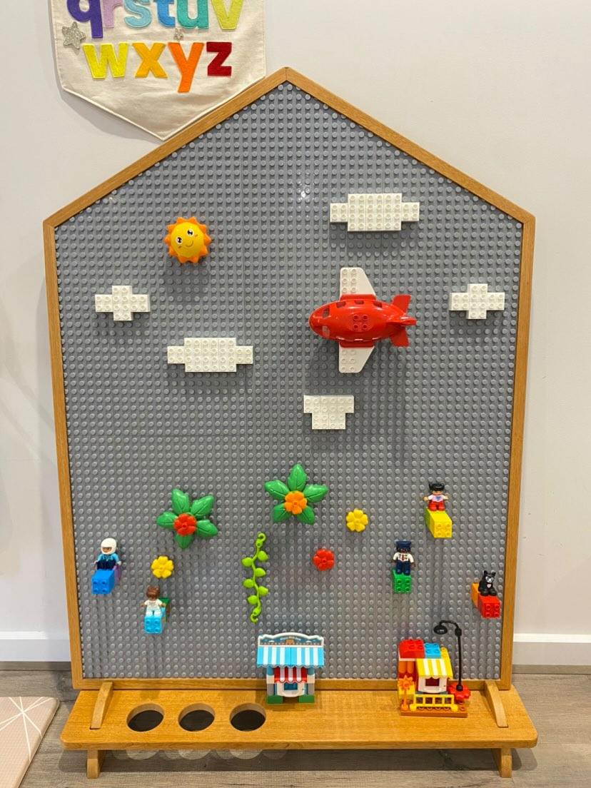 Magnetic whiteboard &amp; Lego Building Board