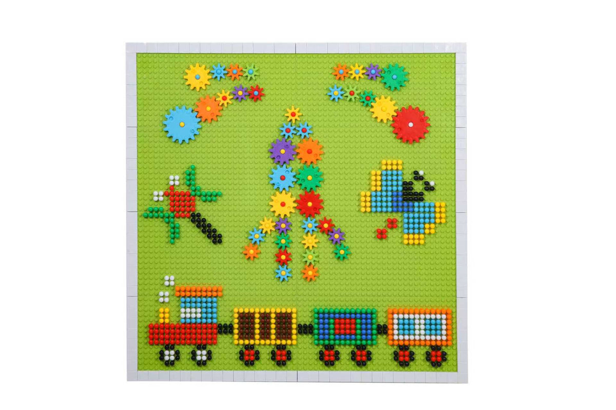 (NEW) STEM Gear & Peg Construction Set