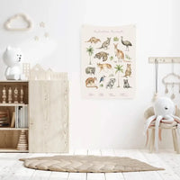 Australian Animals Canvas Wall Hang - by Timber Tinkers