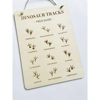 Dino Tracks Sign by Timber Tinkers