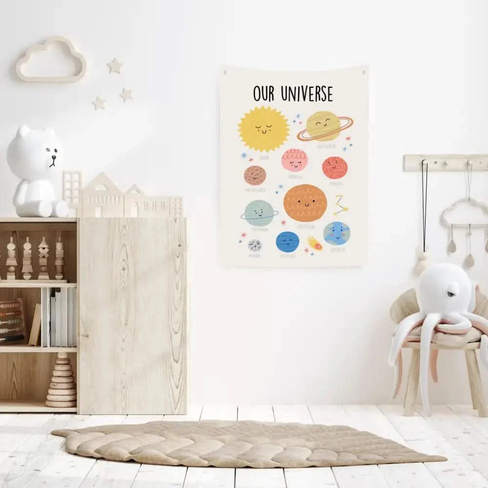 Our Universe Canvas Wall Hang - By Timber Tinkers