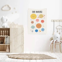 Our Universe Canvas Wall Hang - By Timber Tinkers