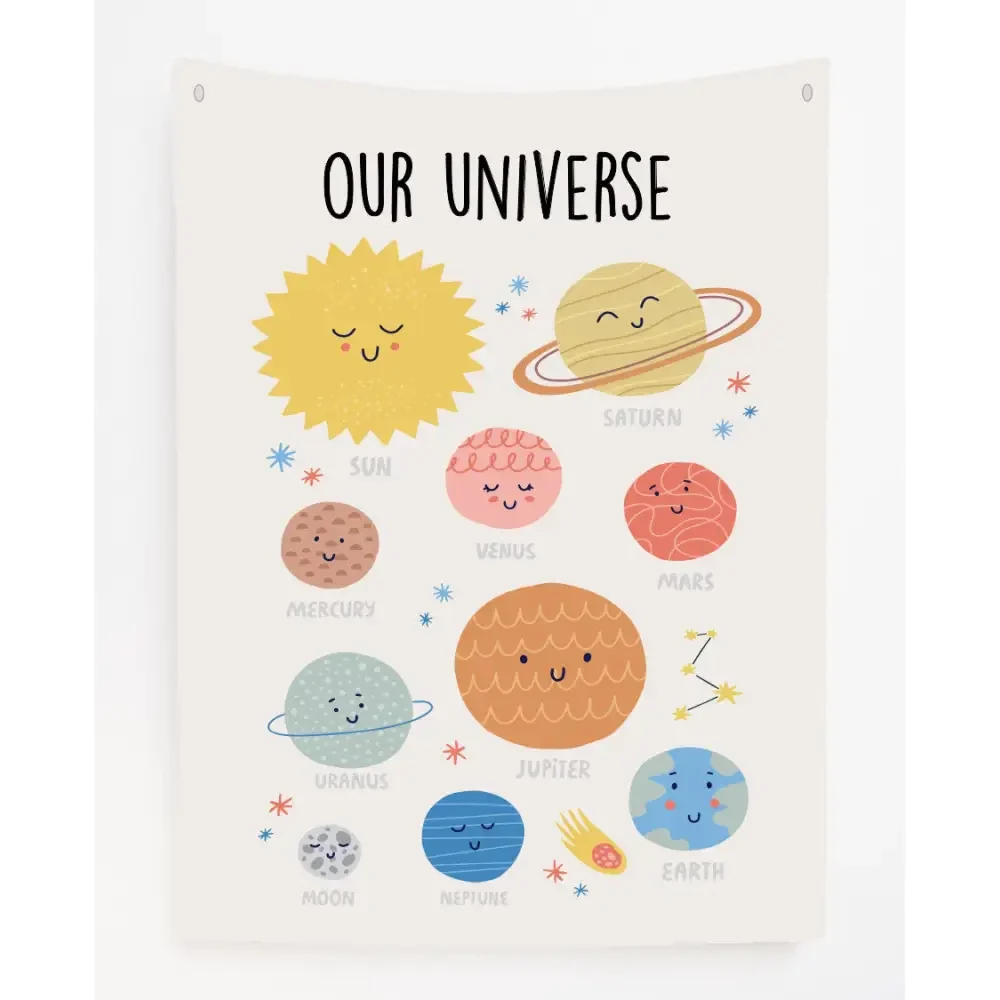 Our Universe Canvas Wall Hang - By Timber Tinkers